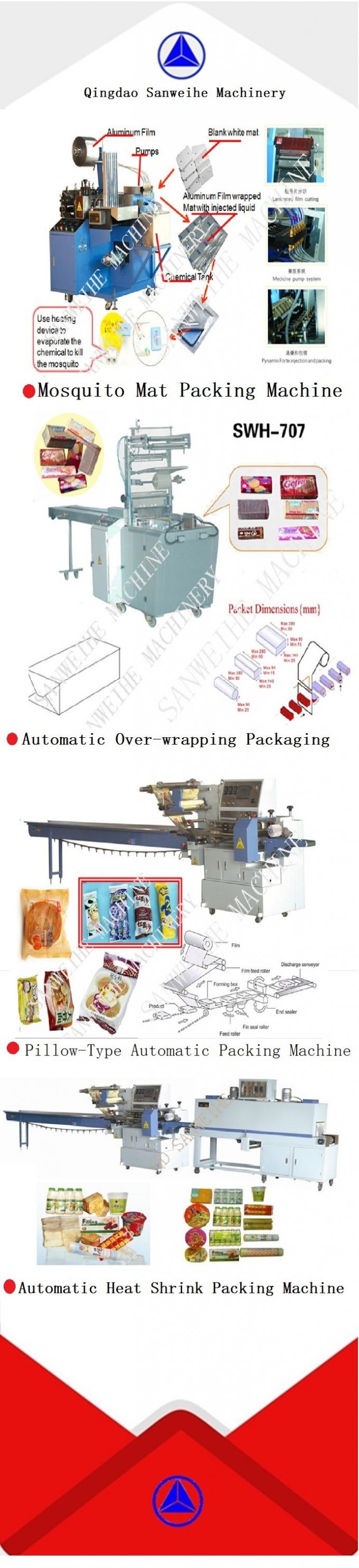 SWC-590 Cleaning Detergent Automatic Heat Shrink Wrapping Machine
