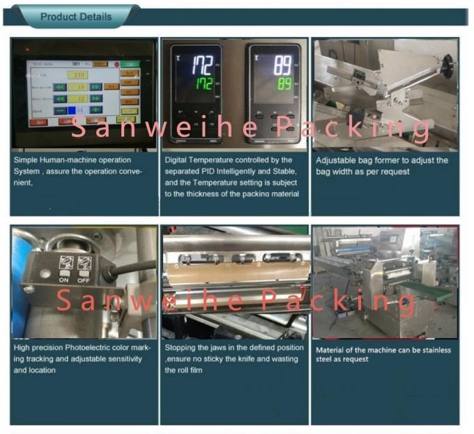 Swf-450 Film Feeding From Below Type Automatic Horizontal Wrapping Packaging Machine