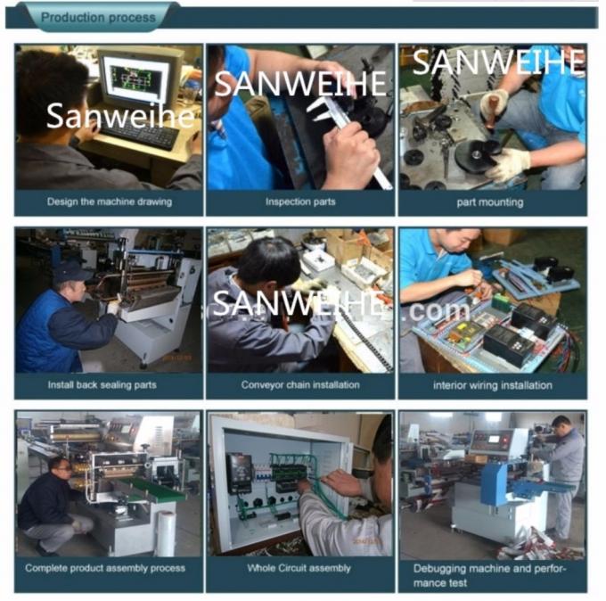 Swf-450 Film Feeding From Below Type Automatic Horizontal Wrapping Packaging Machine