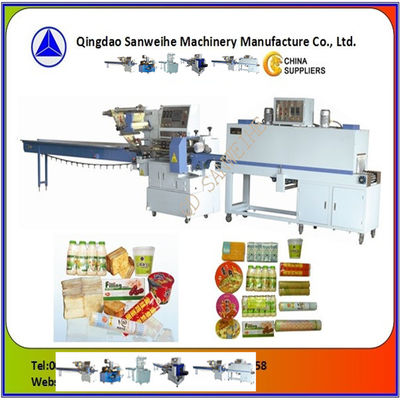 SWD 2000 Fully Sealed Noodle Packing Machine High Speed 1.5KW Automatic Flow Packing