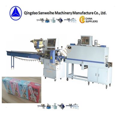 SWC 590 SWD 2000 Shrink Wrap Packing Machine Cotton Swab Shrink Wrapping Machine