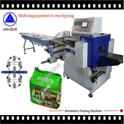 PID Temperature Control Bread Flow Wrap Packing Machine Automatic Pillow Packing