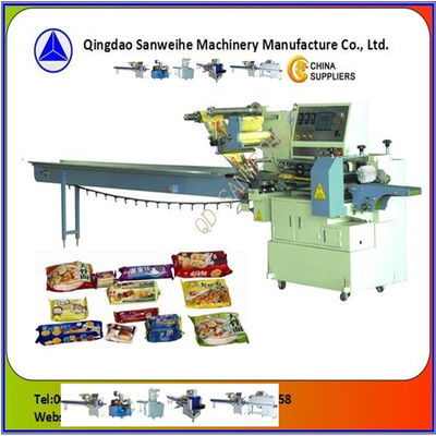 180Bag/Min Flow Wrap Packing Machine Cake Popsicle Packing Machine