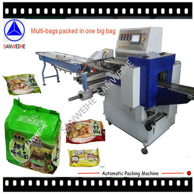 Swwf 590 Horizontal Flow Wrap Machine CPP Reciprocating Pvc Packing Machine