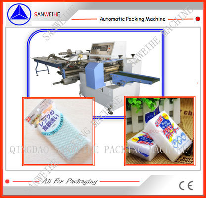 PE Film Flow Wrapping Machine Swf 590 Horizontal Wrapping Packaging Machine
