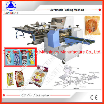 Swf590 Flow Wrapping Machine Horizontal Forming Filling Automatic Sealing Machine